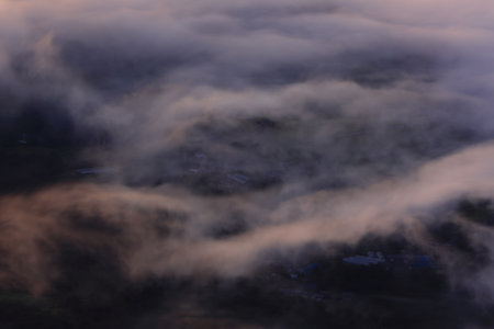 Tono City, Iwate Prefecture Tono Basin of the Sea of Clouds