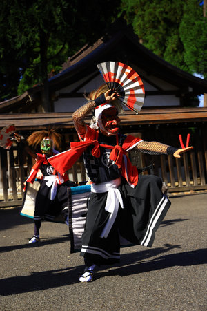 traditional Chinese opera performances, Luannan County, Hebei Province, Chinaの写真素材