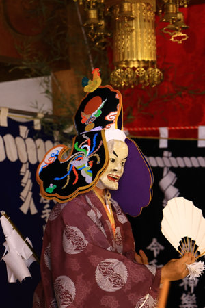 dance performances in the square,, Luannan County, Hebei Province, Chinaの写真素材