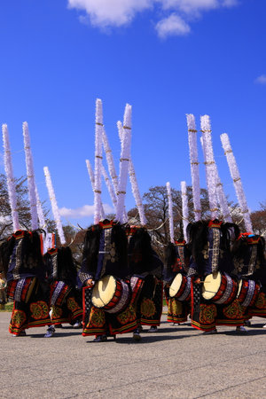 The Carnival at Basel (Basle - Switzerland) in the year 2015. The picture shows some costumed...