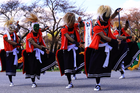 The Carnival at Basel (Basle - Switzerland) in the year 2015. The picture shows some costumed people.の写真素材