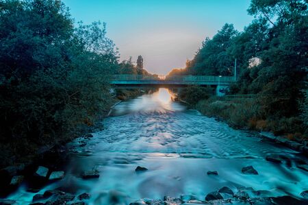 Bocholter Aa riverの写真素材