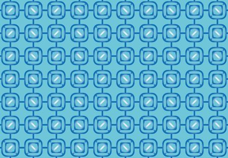 Blue rectangles on blue background - illustration.