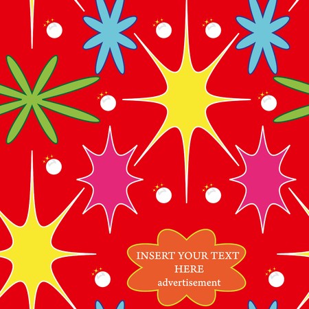 Abstract seamless pattern for background with place for your text - vector illustration. You can use it to fill your own background.のイラスト素材