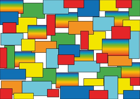 Abstract background made from rectangles - vector illustration  のイラスト素材