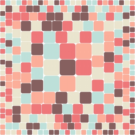 Abstract seamless pattern for background made from rectangles - illustration  You can use it to fill your own background のイラスト素材
