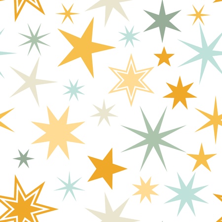Abstract stars seamless - illustration  You can use it to fill your own background のイラスト素材