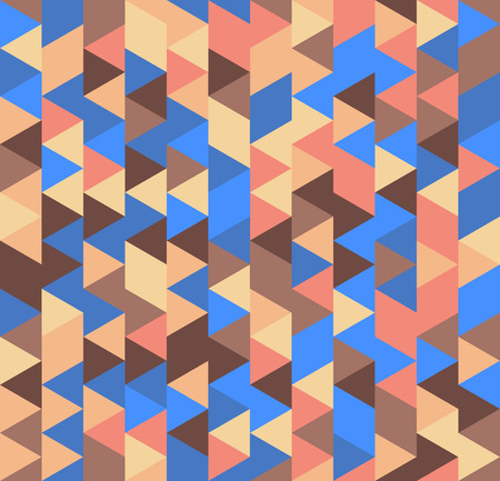 Abstract seamless pattern for background made from triangles - vector illustration. You can use it to fill your own background.のイラスト素材