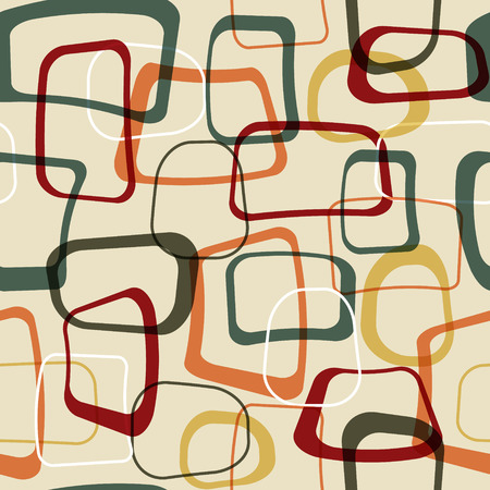 Abstract seamless pattern for background made from rectangles - vector illustration. You can use it to fill your own background.のイラスト素材