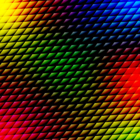 abstract background consisting of multicolored triangles. vector illustration.の写真素材