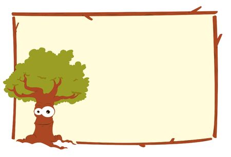 a frame with copy space and のイラスト素材