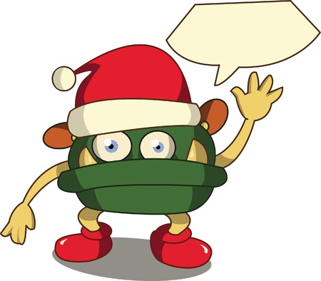 Christmas Monsterのイラスト素材