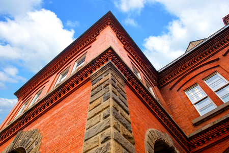 Sky and clouds on buildings in japan, bright from the Sunlight with a beautiful in the morning appropriate the background, idea copy spaceのeditorial素材