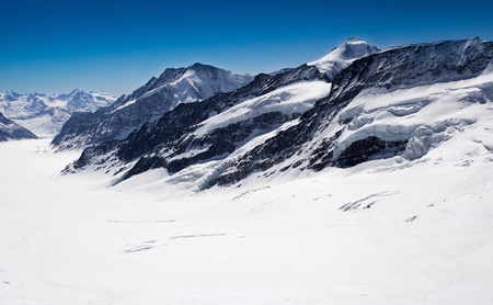 Winter landscape in the Matterhornの写真素材