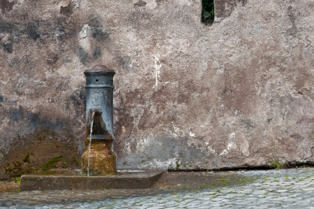 Roman drinking fountainの写真素材