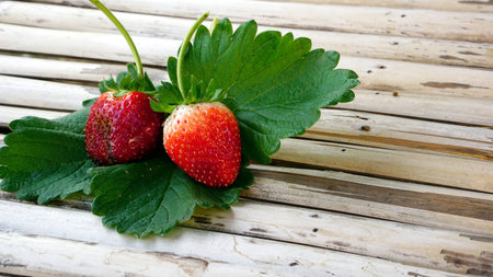 Havert Strawberry. Strawberry flavor and fragrance are popularの写真素材