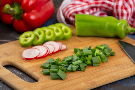 Bunch of different kinds fresh and raw vegetablesの写真素材