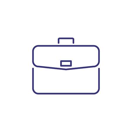 Case line icon. Briefcase, suitcase, portfolio. Business concept. Can be used for topics like job, office work, investment, financeのイラスト素材