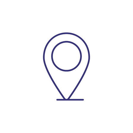 Address line icon. Mark pointer, pin, guide. Navigation conceptのイラスト素材