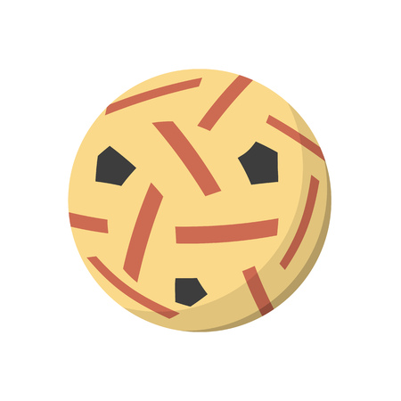 Beach volleyball ball. Sport equipment, game, competition. Can be used for topics like toy, summer, matchのイラスト素材