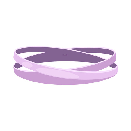 Engagement rings. Lilac, silver, braced. Jewelry concept. Vector illustration can be used for topics like gem store, wedding, ceremonyのイラスト素材