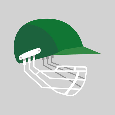 Baseball helmet illustration. Ball, player, protection. Sport concept. Vector illustration can be used for topics like professional sport, playing outside, gameのイラスト素材
