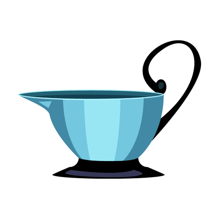Kyathos flat icon. Ancient cup, Greek utensil, drink. Greek vases concept. Vector illustration can be used for topics like ancient history, Greece, archaeologyのイラスト素材