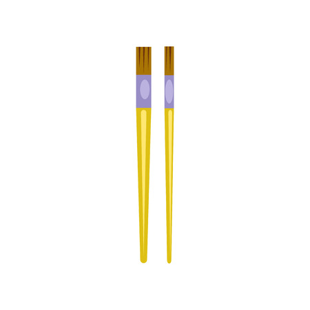 Paintbrushes flat icon. Artist equipment, art class, dye. Painting concept. Vector illustration can be used for topics like art, leisure, hobbyのイラスト素材
