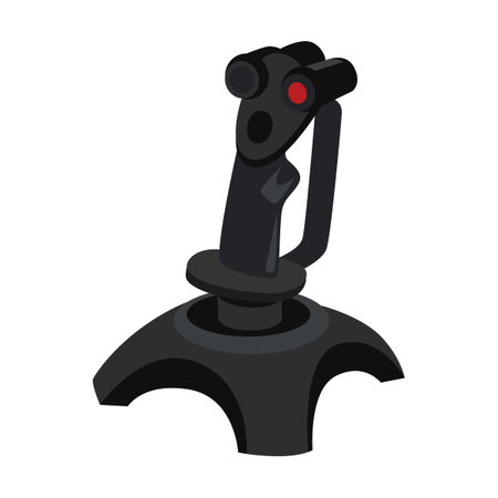 Device for video game vector illustration. Design for game pad, joystick, device for gamers isolated on white backgroundのイラスト素材