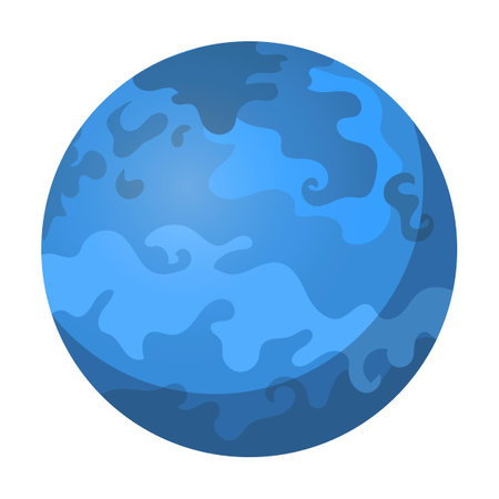 Venus planet of solar system vector illustration. Cartoon drawing isolated on white background. Space, astronomyのイラスト素材