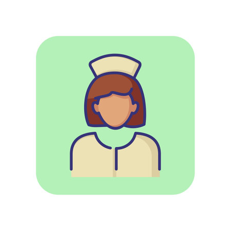 Medical icons. Set of line icons on white background. Doctor, drip feed, ambulance car. Vector illustration can be used for topics like medicine, healthcareのイラスト素材