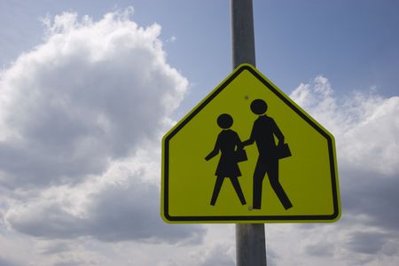 Caution Signの写真素材