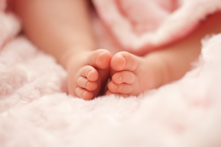 baby feetの写真素材