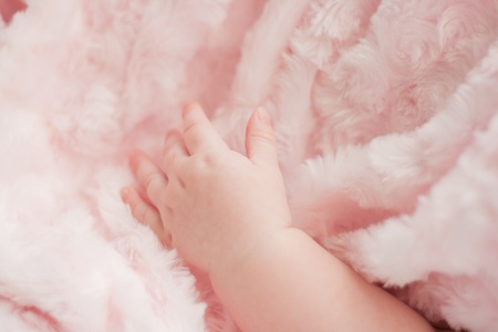 Baby handsの写真素材