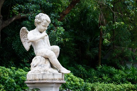 Angel statue in kowloon park, Hong kongのeditorial素材