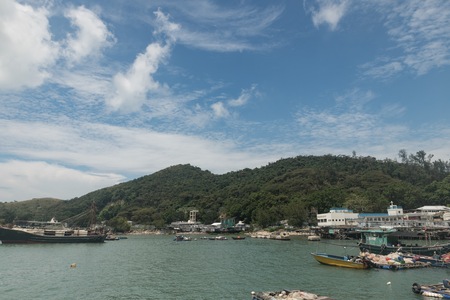 Tai O, Lantau Island, Hong Kong - September 10, 2017 6:16:15 : Fishing village coastのeditorial素材