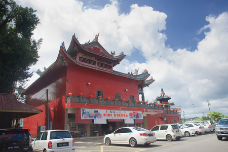 Tua Pek Kong temple in Bintuluのeditorial素材