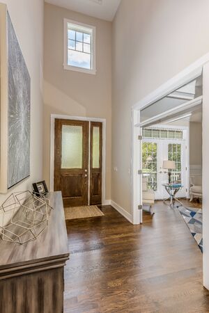 Spacious front entry way and open foyer