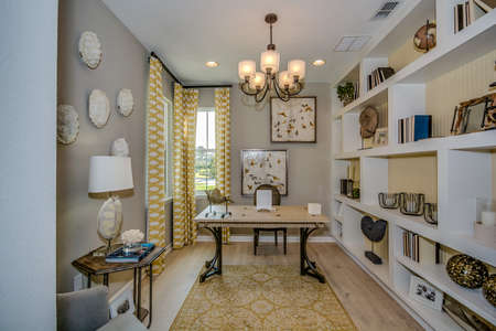 A very elegant home office.