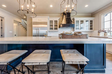 A new design of a dining room.の写真素材