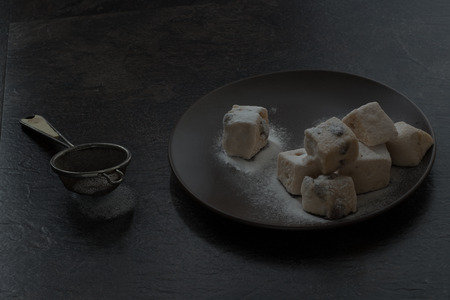 Port Wine and raising marshmallowの写真素材