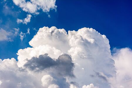 clouds in the blue skyの写真素材