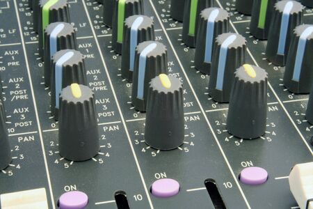 Shots of Sound Mixing console