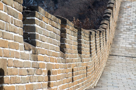 Great Wall of China at Mutianyu, near Beijing, Chinaの写真素材