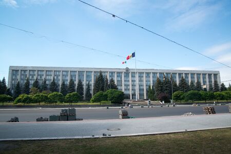 Parliament building (Casa Governului) in Chisinau, Moldova