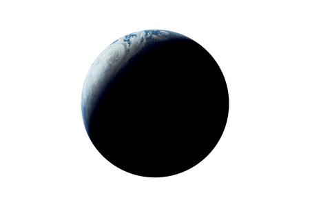 Planet earth isolated on white.の写真素材