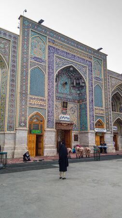 Mashhad, Iran, may 13, 2018: Haram comple and the Imam Reza Shrine, the largest mosque in the world...