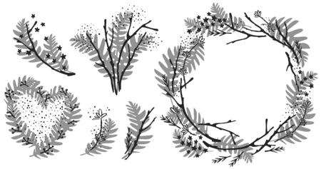 forest bouqueのイラスト素材