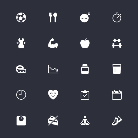Health care simple iconsのイラスト素材