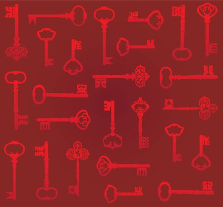 red key bgのイラスト素材